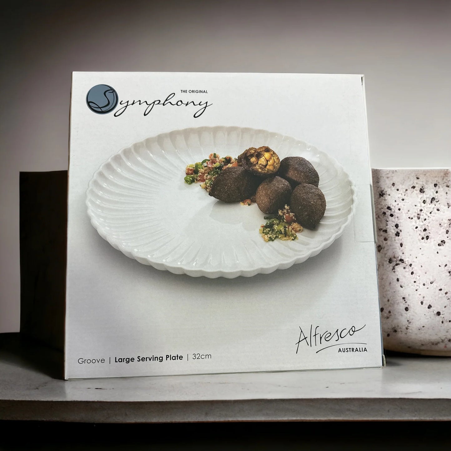 Serving round plate 32cm