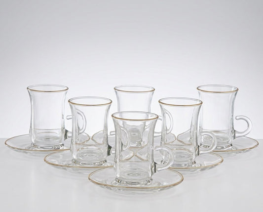 Lumina Tea Set with Saucers