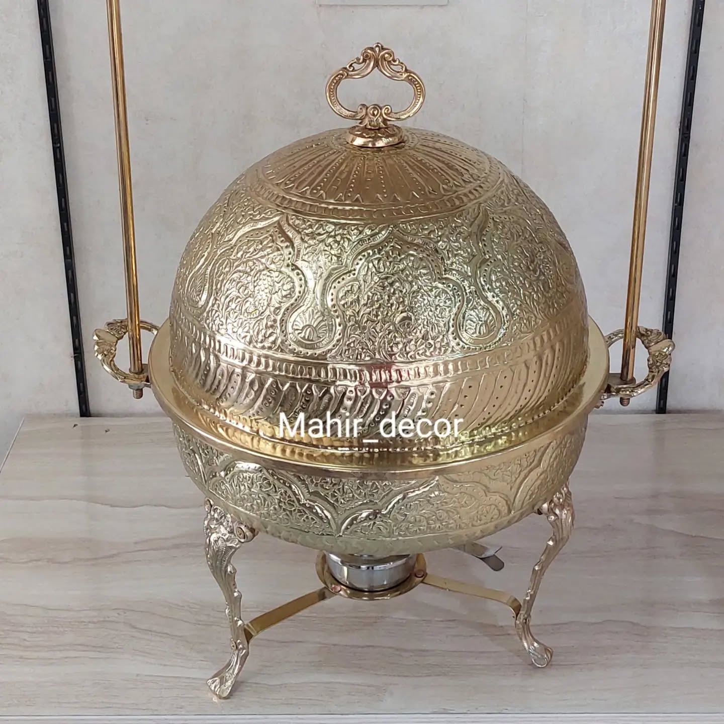 Brass chafing dish