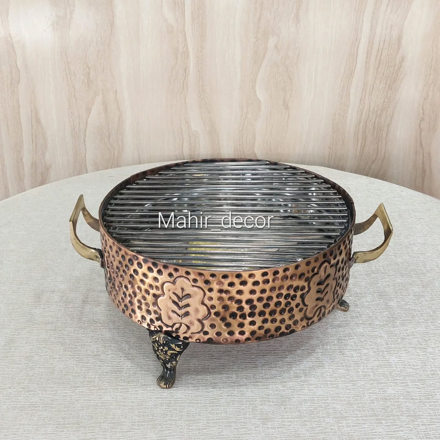 Copper serving grills