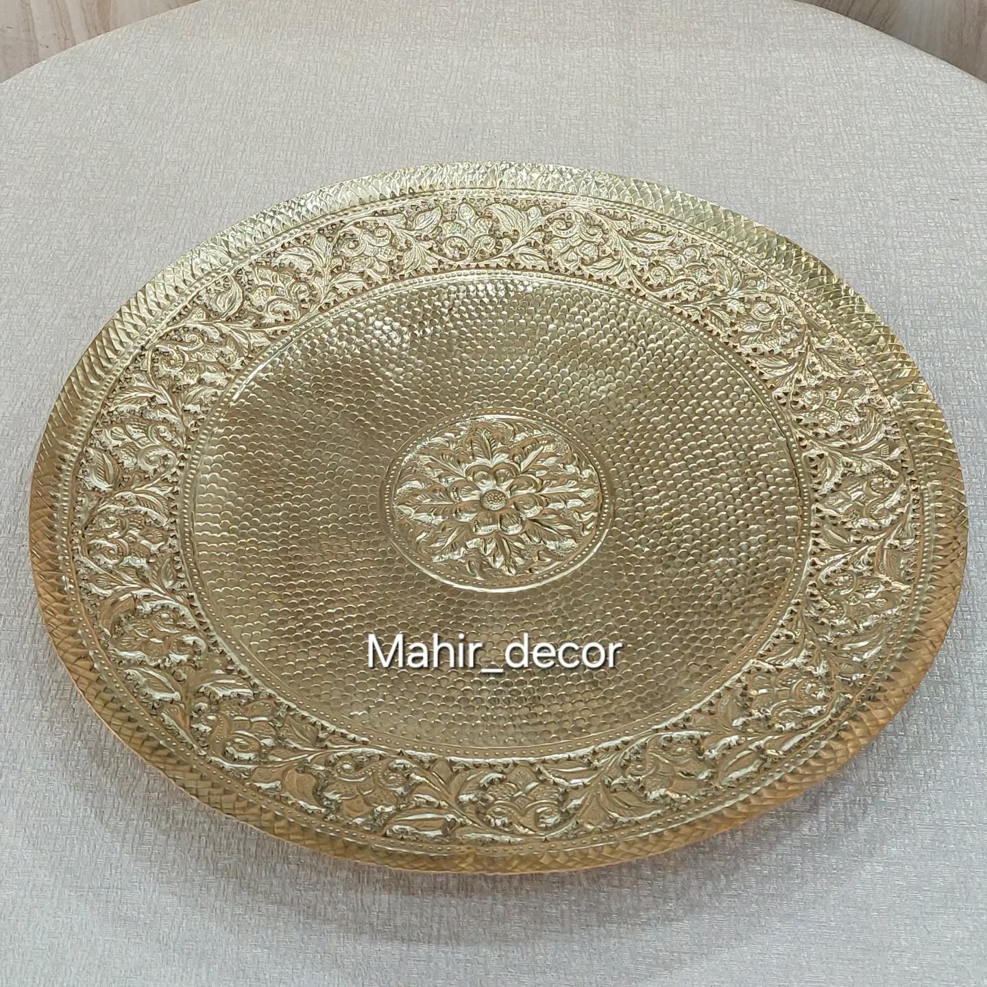 Brass platter