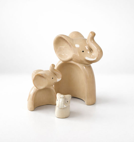 ceramic elephant figurines