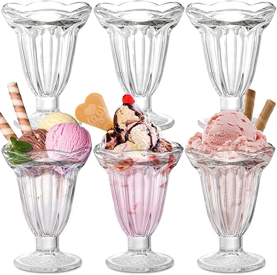 Tulip glass Ice cream cups