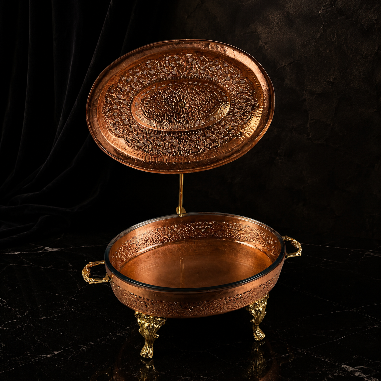 Royal Chafing Dish Copper