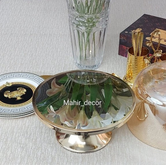 Cake Stand With Glass Dome