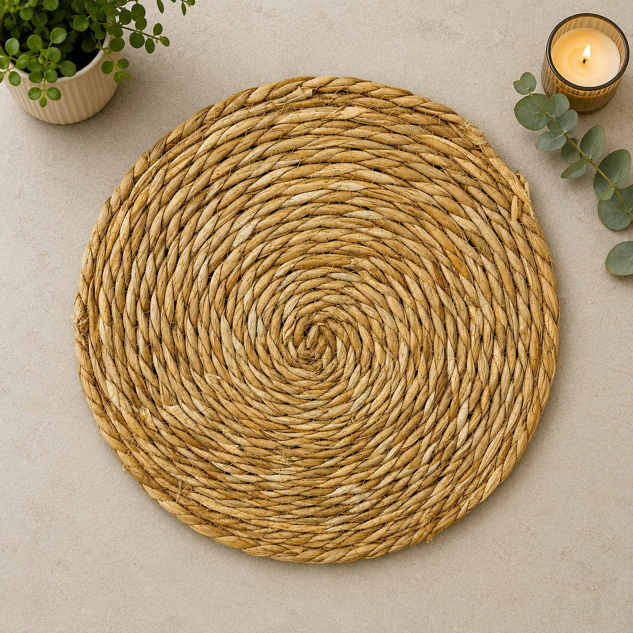 Spiral Woven Seagrass Placemat