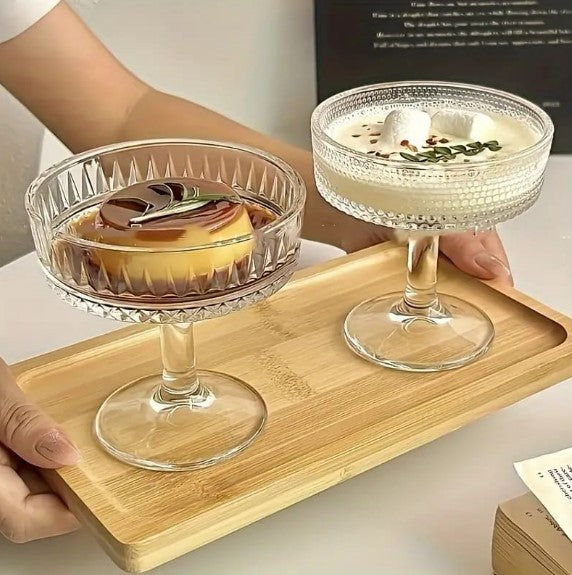 Crystal Glass Dessert Cups