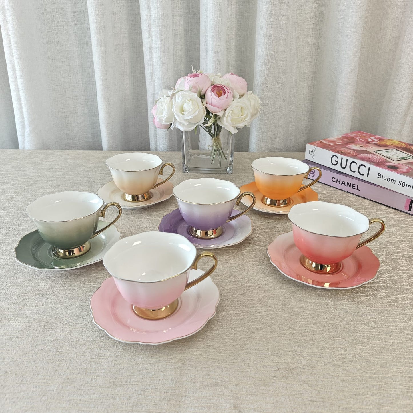 6 Cups and Caucers