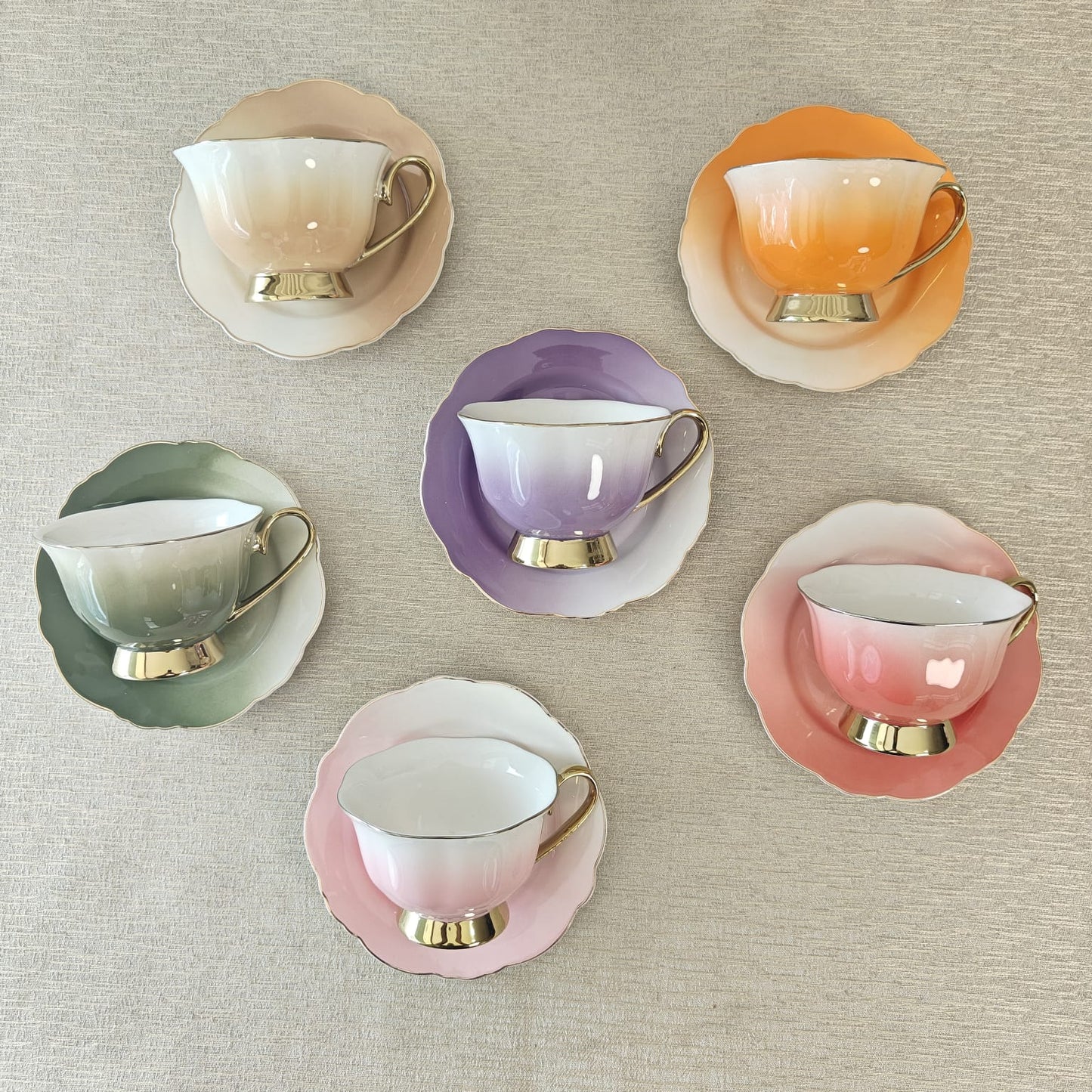 6 Cups and Caucers