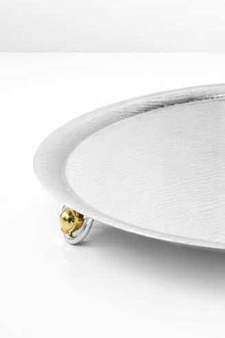 Silver Metal serving platter