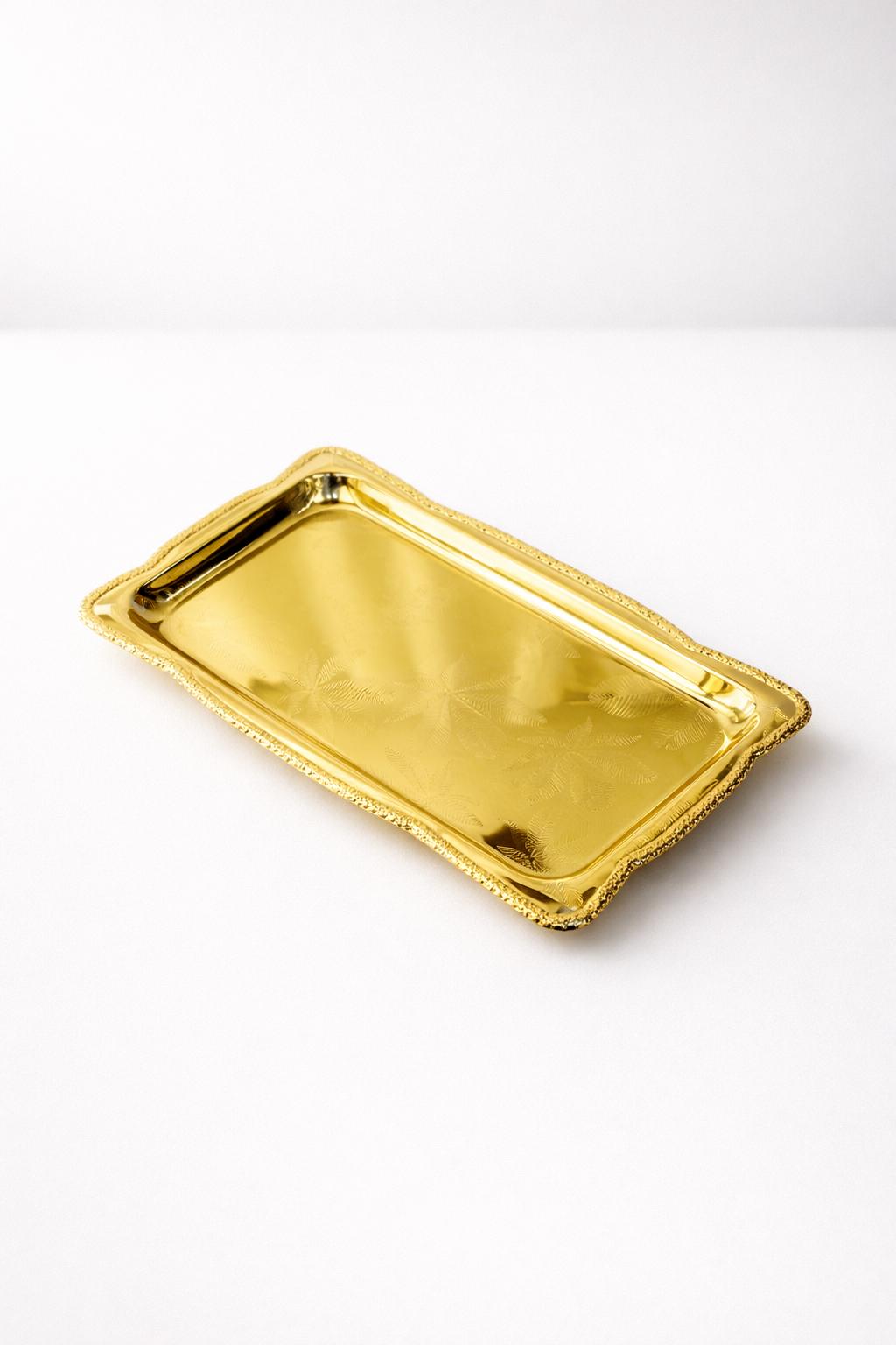 Serving Platter Gold Color