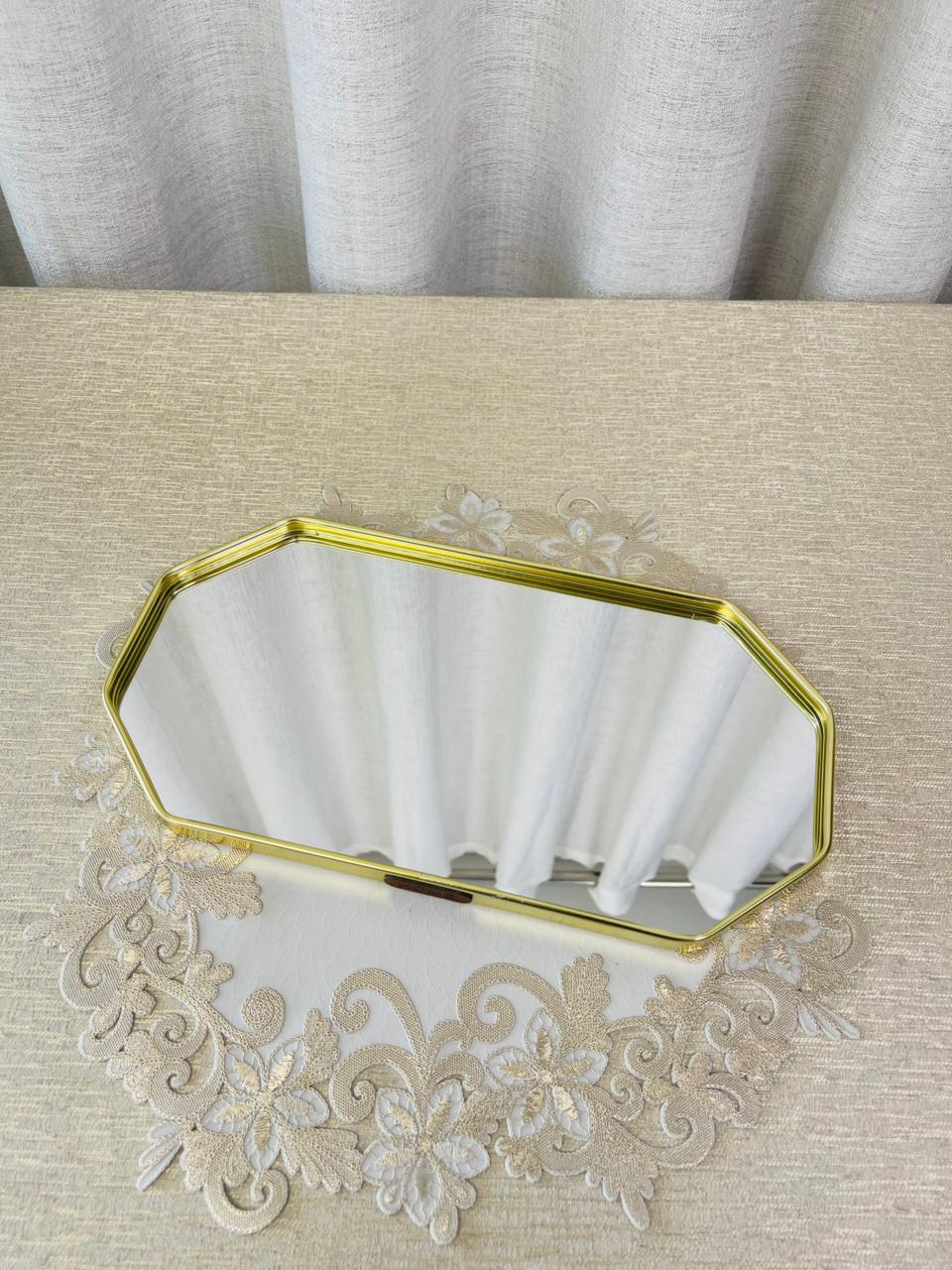 Gold Mirror Tray