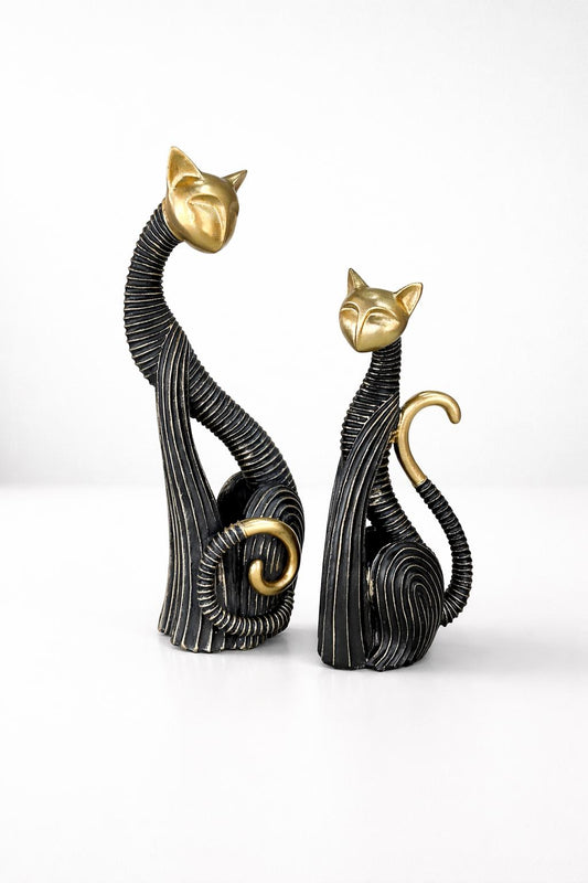 Ryzen Cat Sculpture Pair