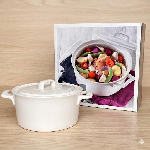 Danny Home Porcelain Casserole Pot