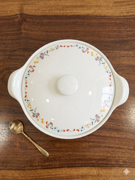 Danny Home Blossom Craft Casserole Pot