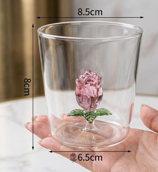 Enchanted Rose Glass