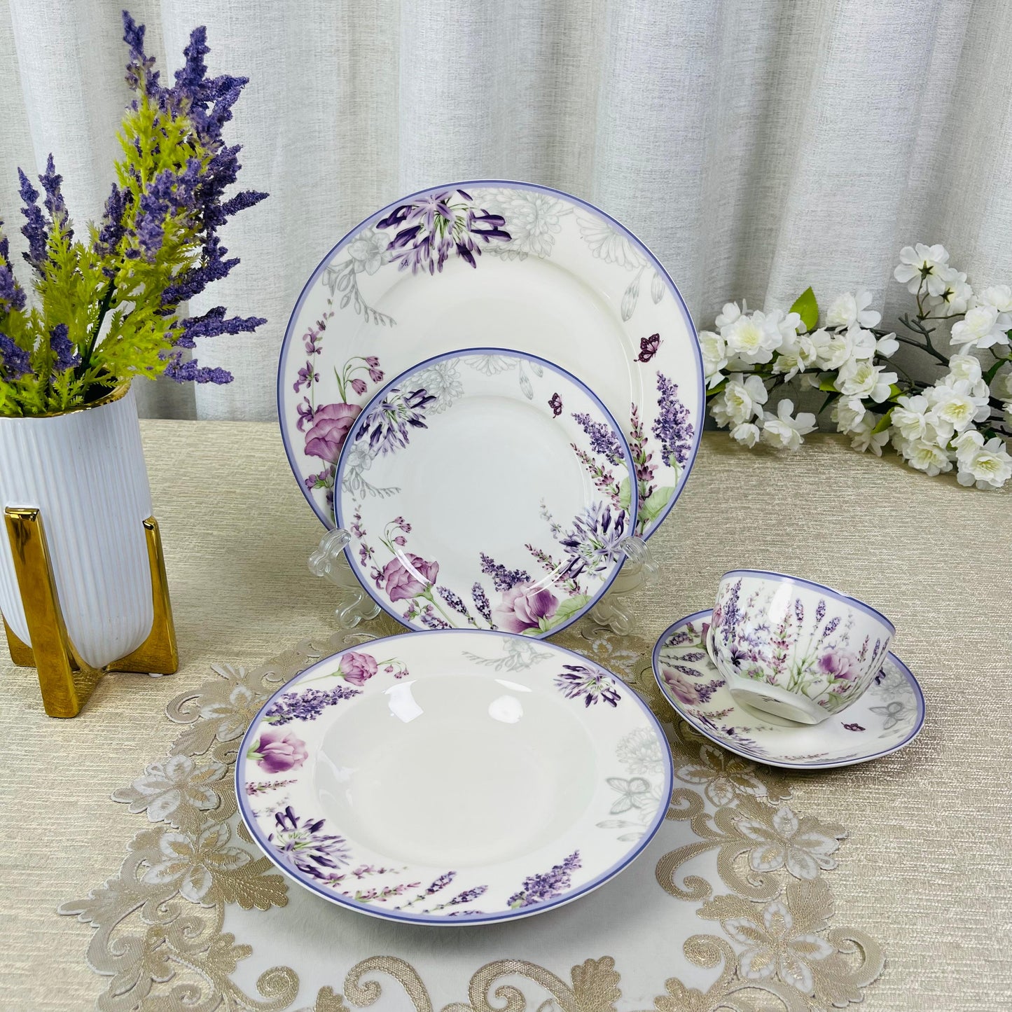 Lavender Muse Breakfast Set