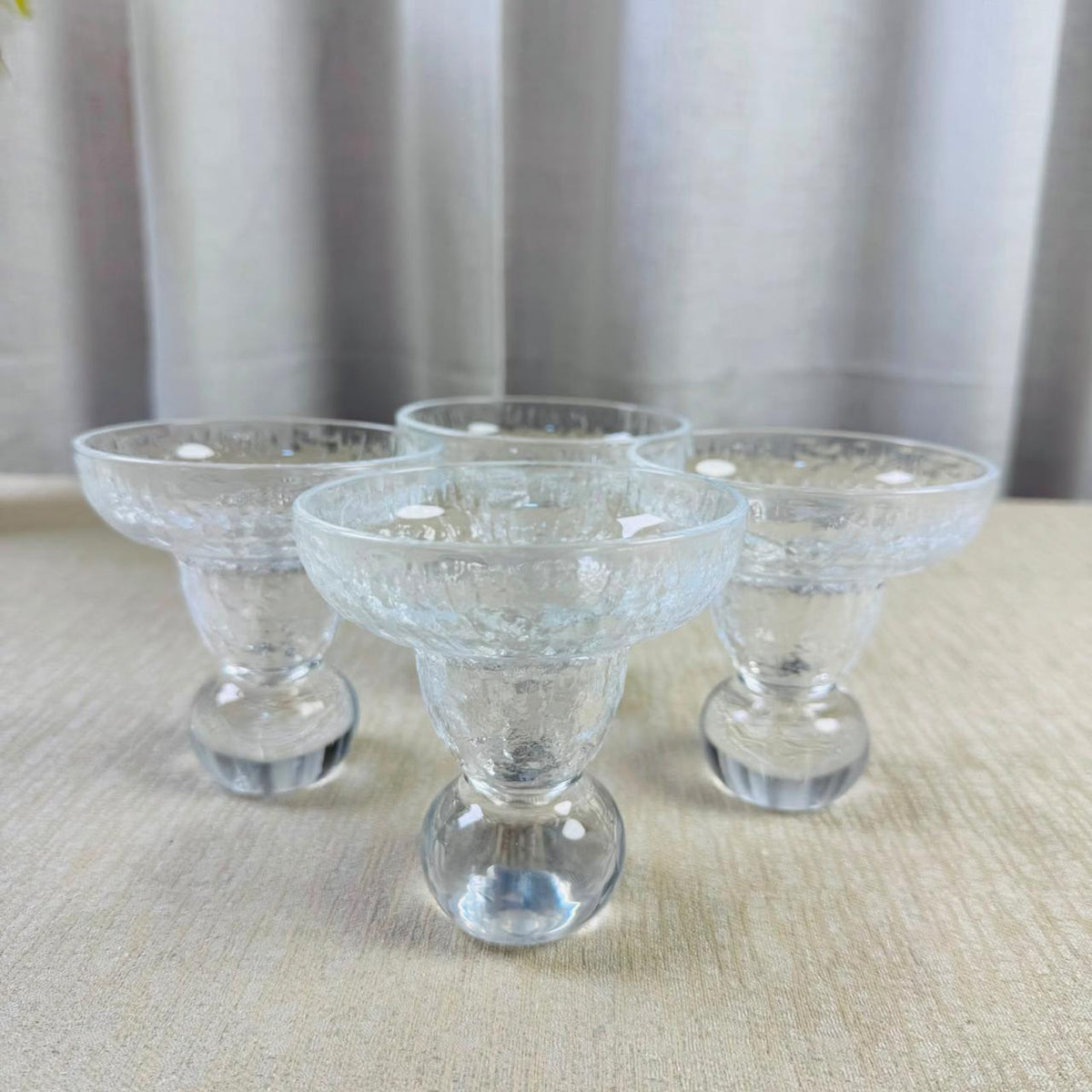 Crystal Dessert Bowl Set – 6 Pcs
