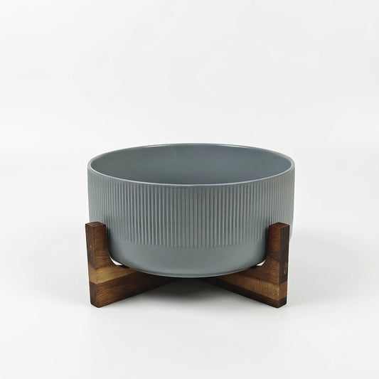 Salad Bowl with wooden frame