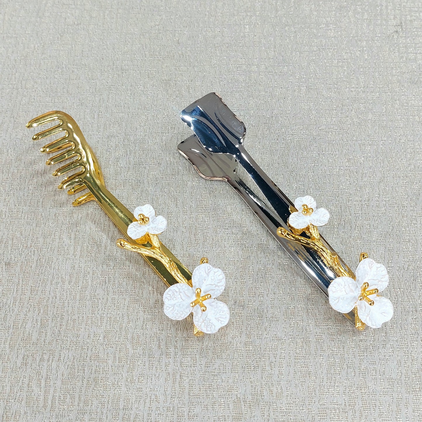 Small Tongs Silver