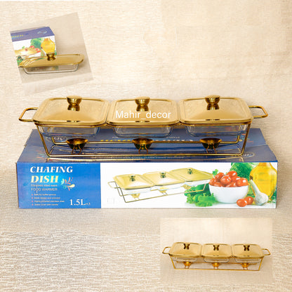 Chafing Dish Collectible Rectangular Buffet