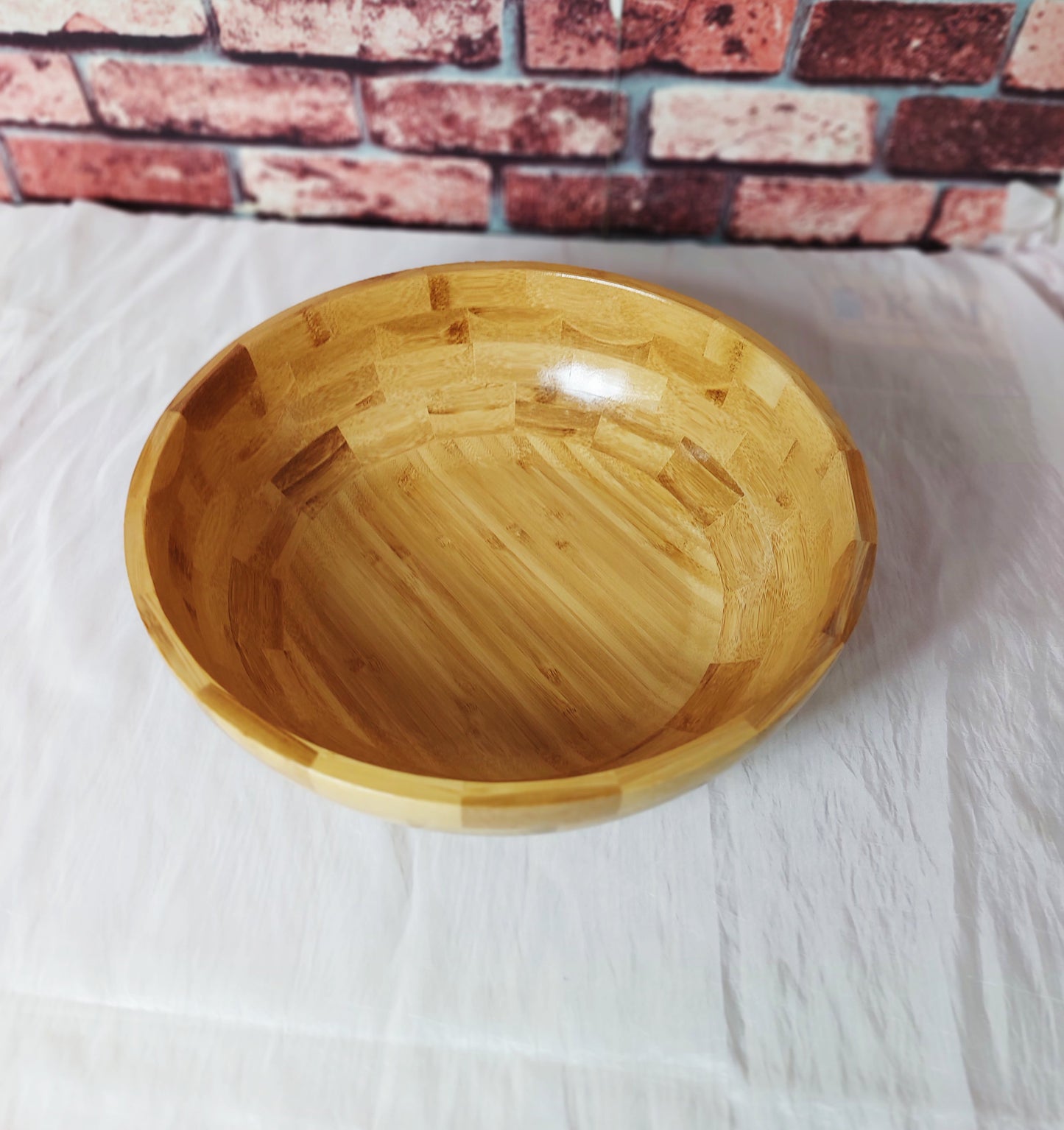 Wooden salad bowl