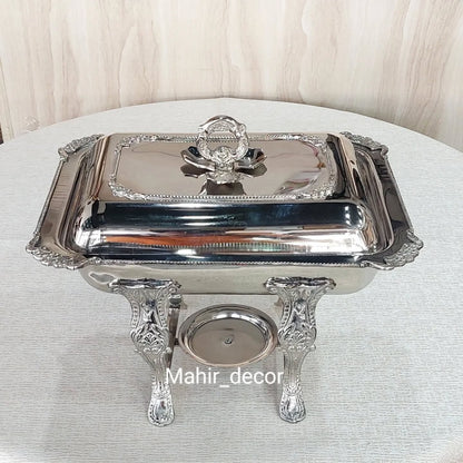 Rectangular chafing dishes