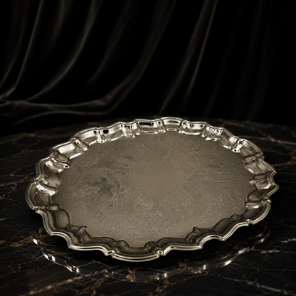 Regency Oval Silver Serving Platter