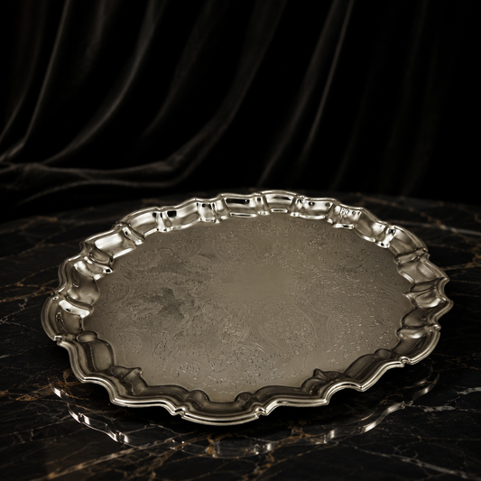 Regency Oval Silver Serving Platter