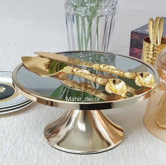 Cake Stand With Glass Dome