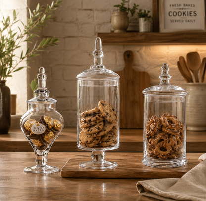 Glass Jars for Sweet Treats