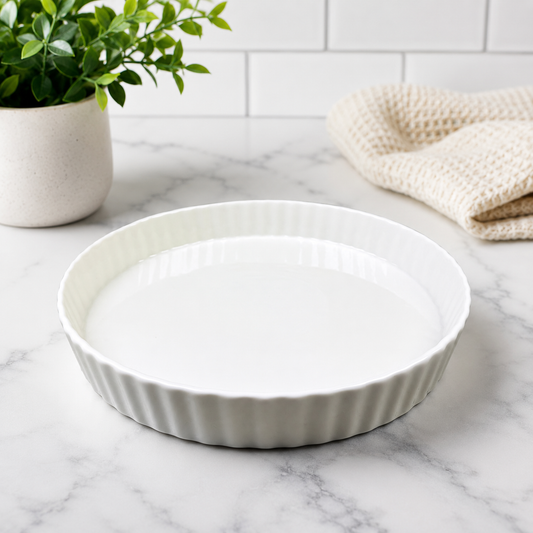 Round Ceramic Tart & Pie Pan