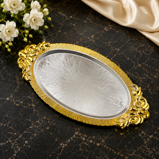 Luxe Oval Serving Tray