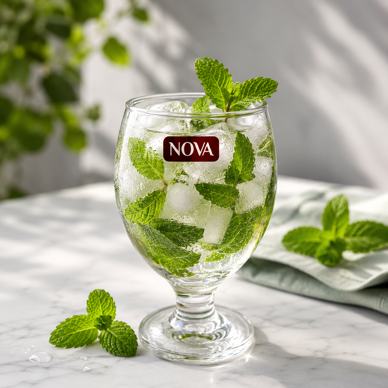 Goblet Glass Tumblers Set of 6PC