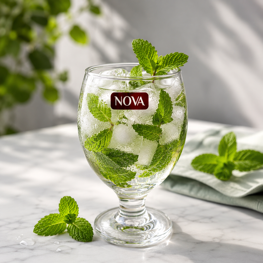 Goblet Glass Tumblers Set of 6PC