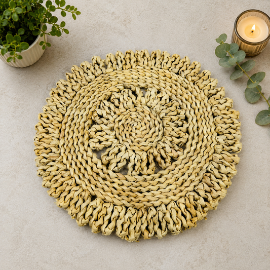 Spiral Woven Seagrass Placemat