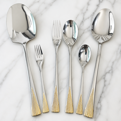 Dual-Tone Cutlery Set
