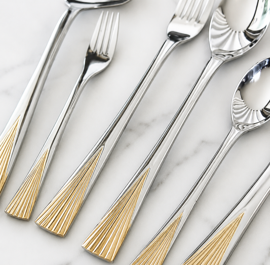Dual-Tone Cutlery Set