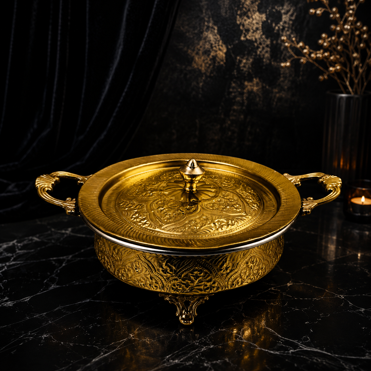 Royal Brass Handi Dish