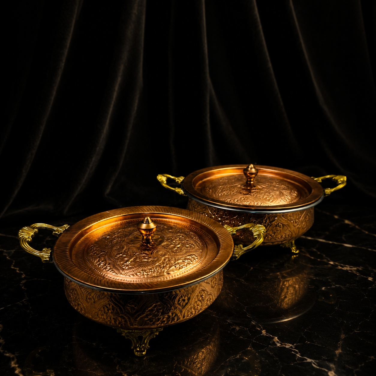 Royal Copper Handi Dish