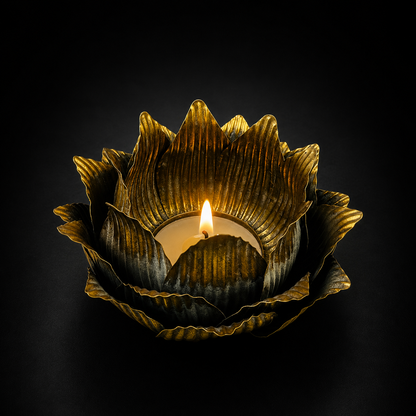 Lotus Tealight Holder & Decor