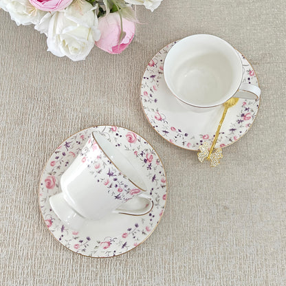 Cups and saucers