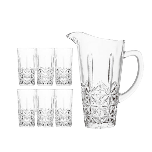 Glass water set