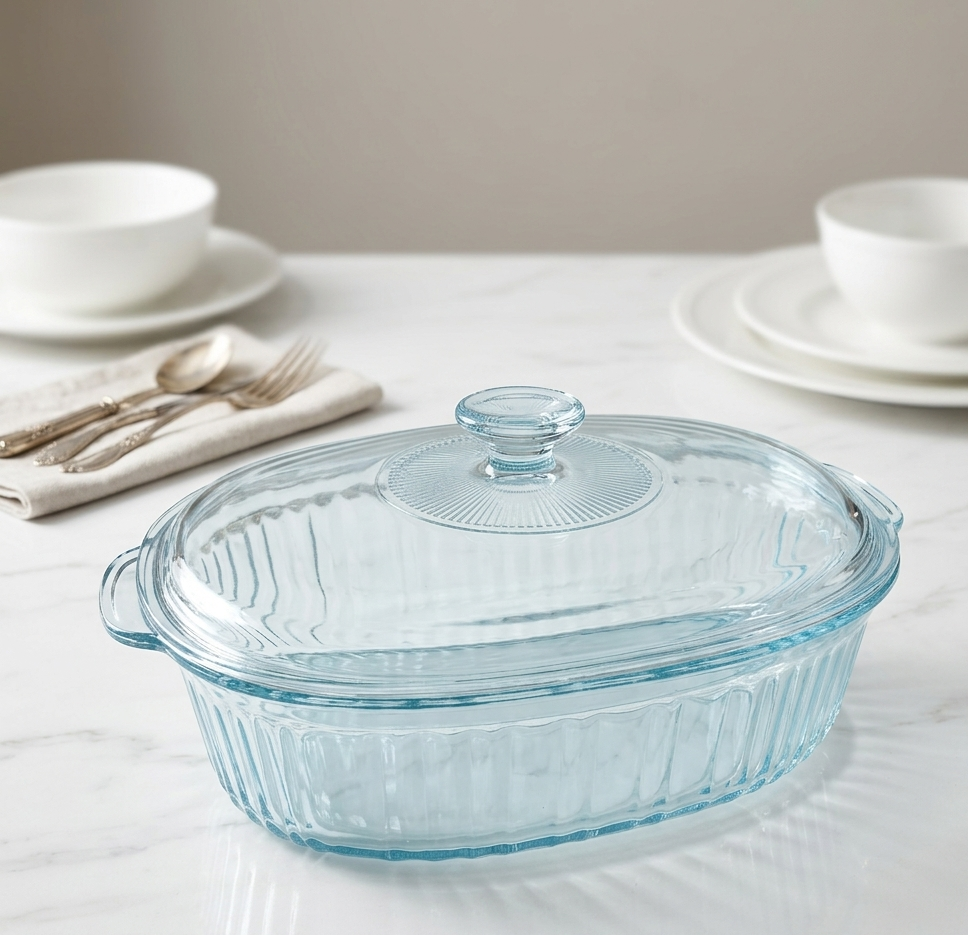 Danny Home Glass Casserole with Lid 2.8L