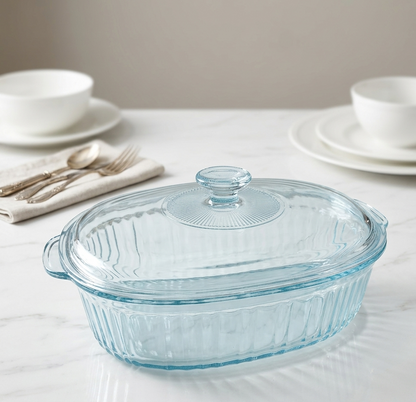 Danny Home Glass Casserole with Lid 2.8L