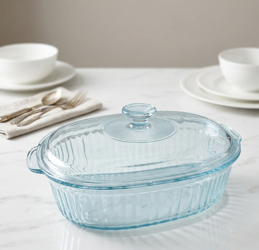 Danny Home Glass Casserole with Lid 2.8L