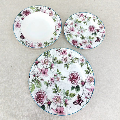 "Breakfast set" floral