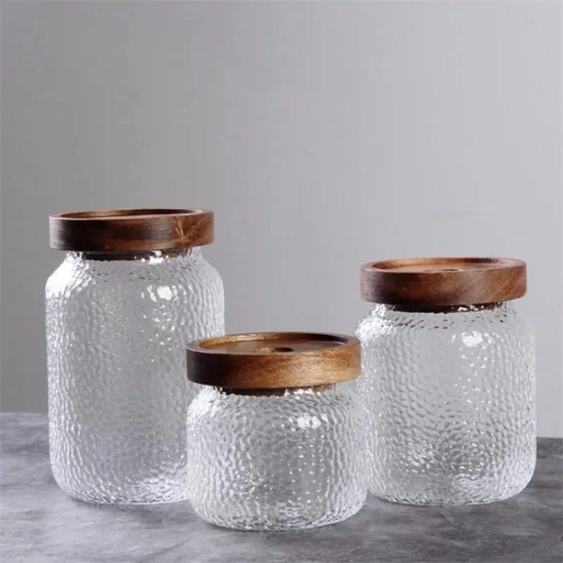 Airtight glass jar