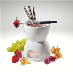 Chocolate fondue pot