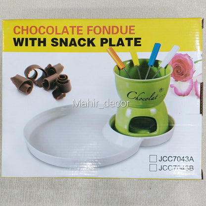 Chocolate fondue pot